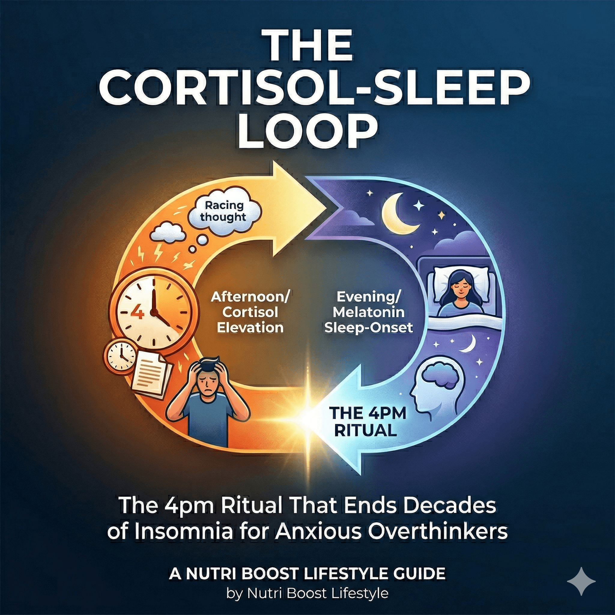 The Cortisol-Sleep Loop - front view